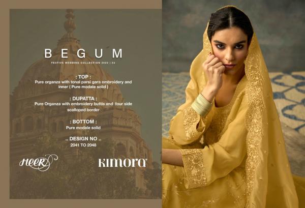 Kimora Begum Exclusive organza Designer Salwar Suit Collection